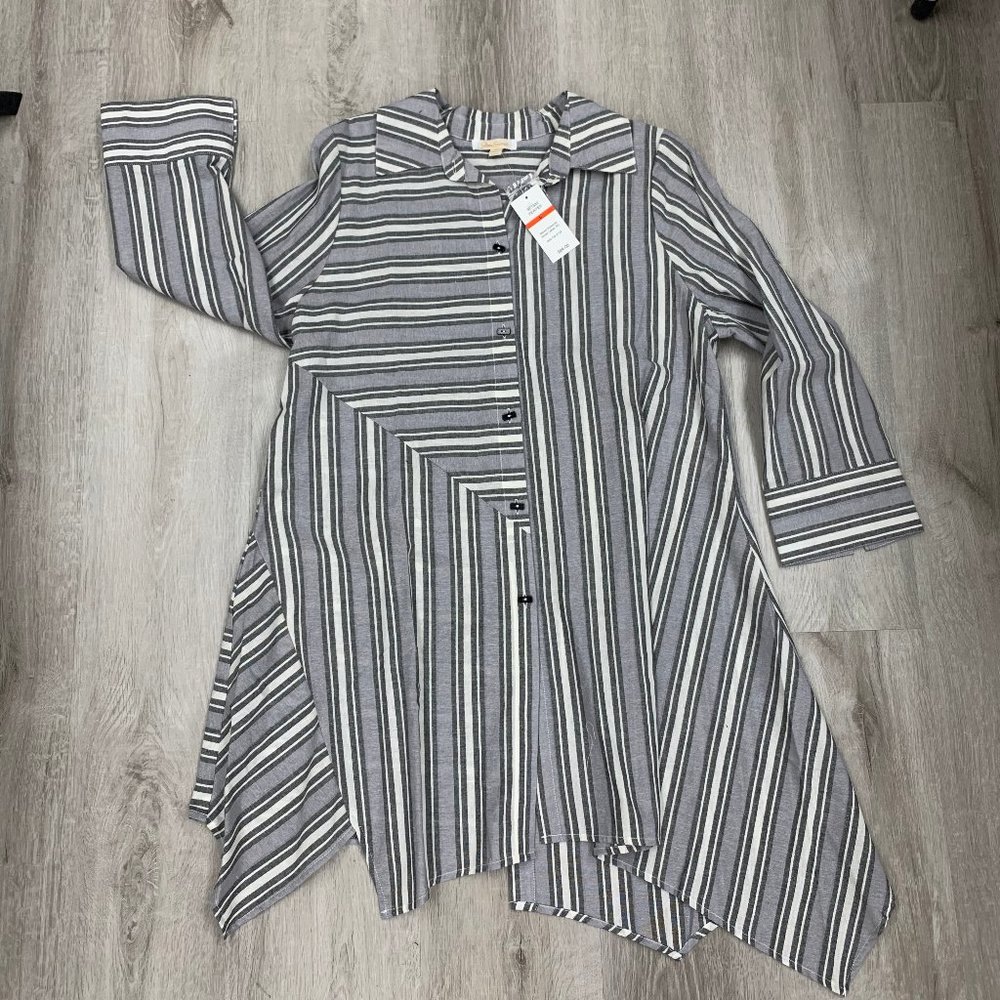 NWT Steven Edwards Striped Dress